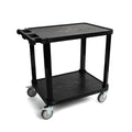 Pearington 2-Tier Compact Multi-Purpose Utility Cart - Locking Wheels