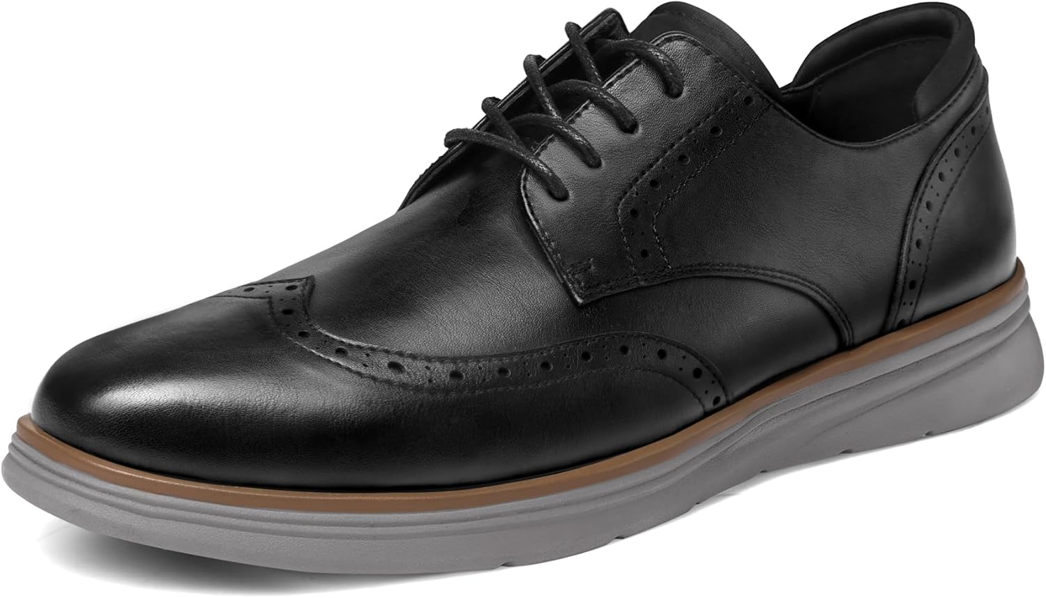 Men's Dress Sneakers Lightweight Casual Business Wingtip Oxfords