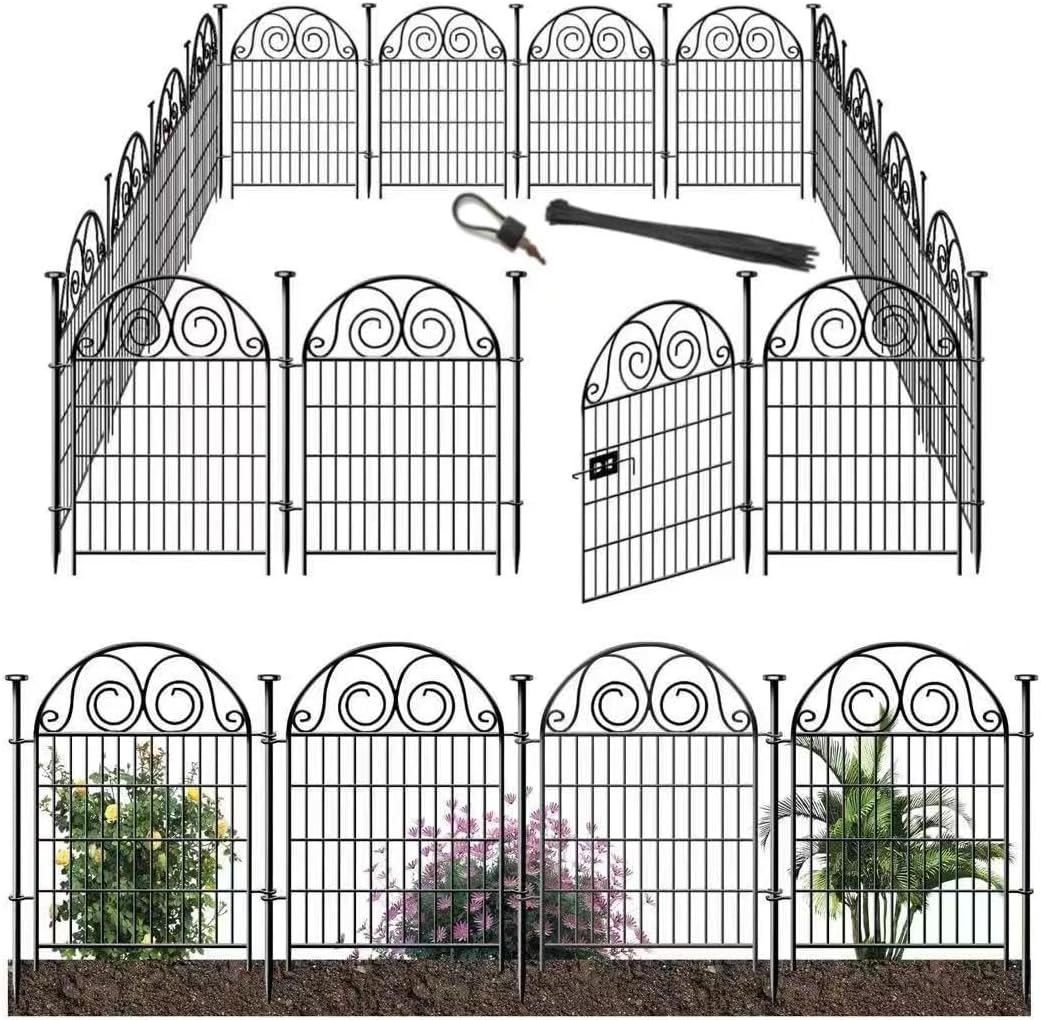 Garden Fencing 36 Inch High for Dogs, 22 Panels, 48 Ft Long