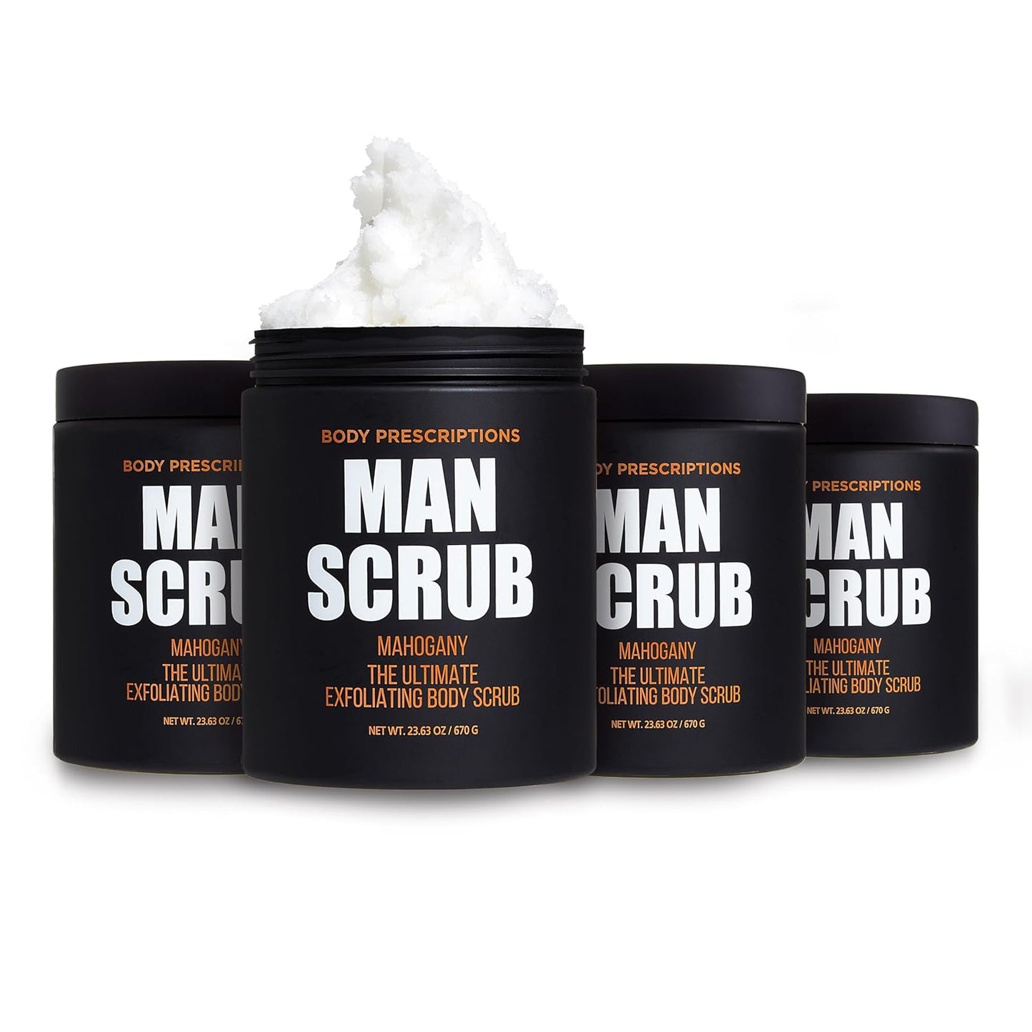 Body Prescriptions Mens Exfoliating Body Scrub for Smooth Skin