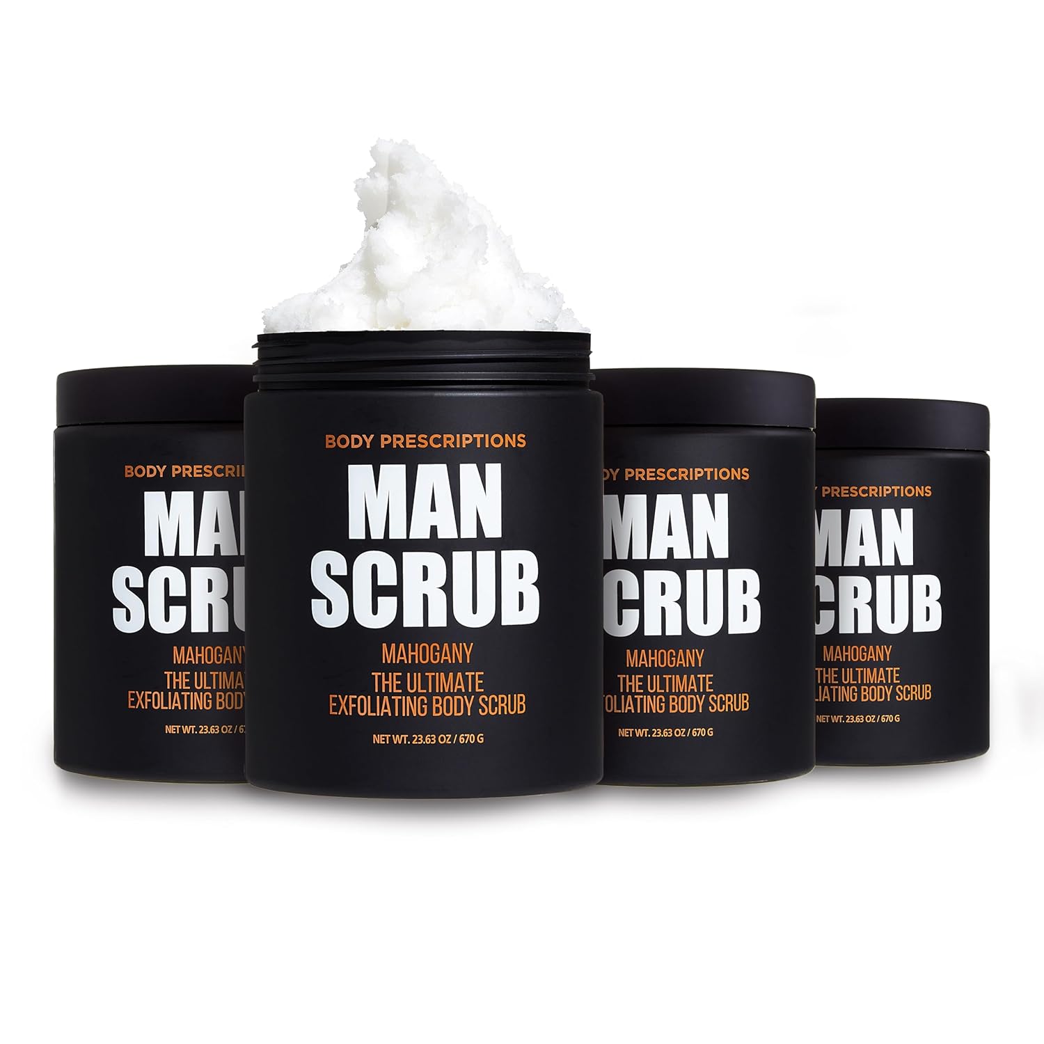 Body Prescriptions Mens Exfoliating Body Scrub for Smooth Skin