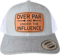 Charcoal and Black Trucker Hat - Over Par and Under The Influence