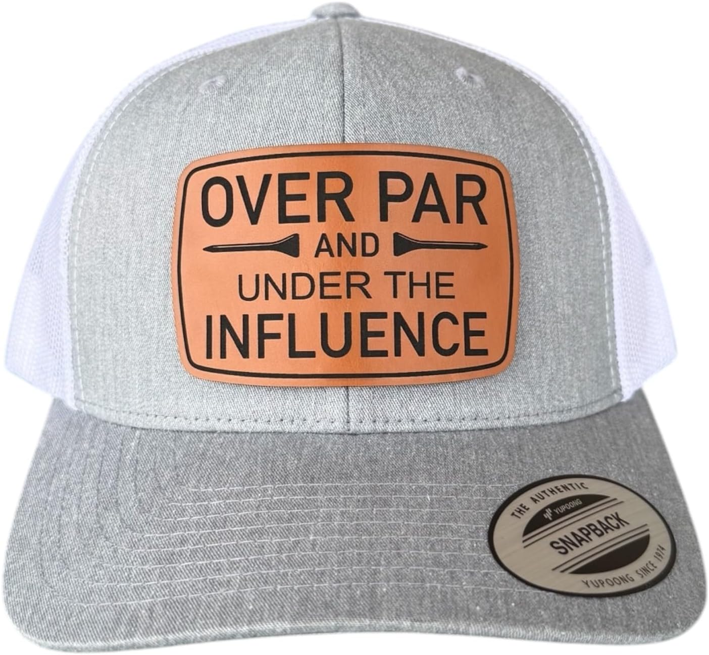 Over Par and Under The Influence Hat - Funny Golf Gift Idea