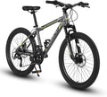 Ecarpat 24/26/27.5 in Mountain Bike - Rugged 21-Speed Trail Ride
