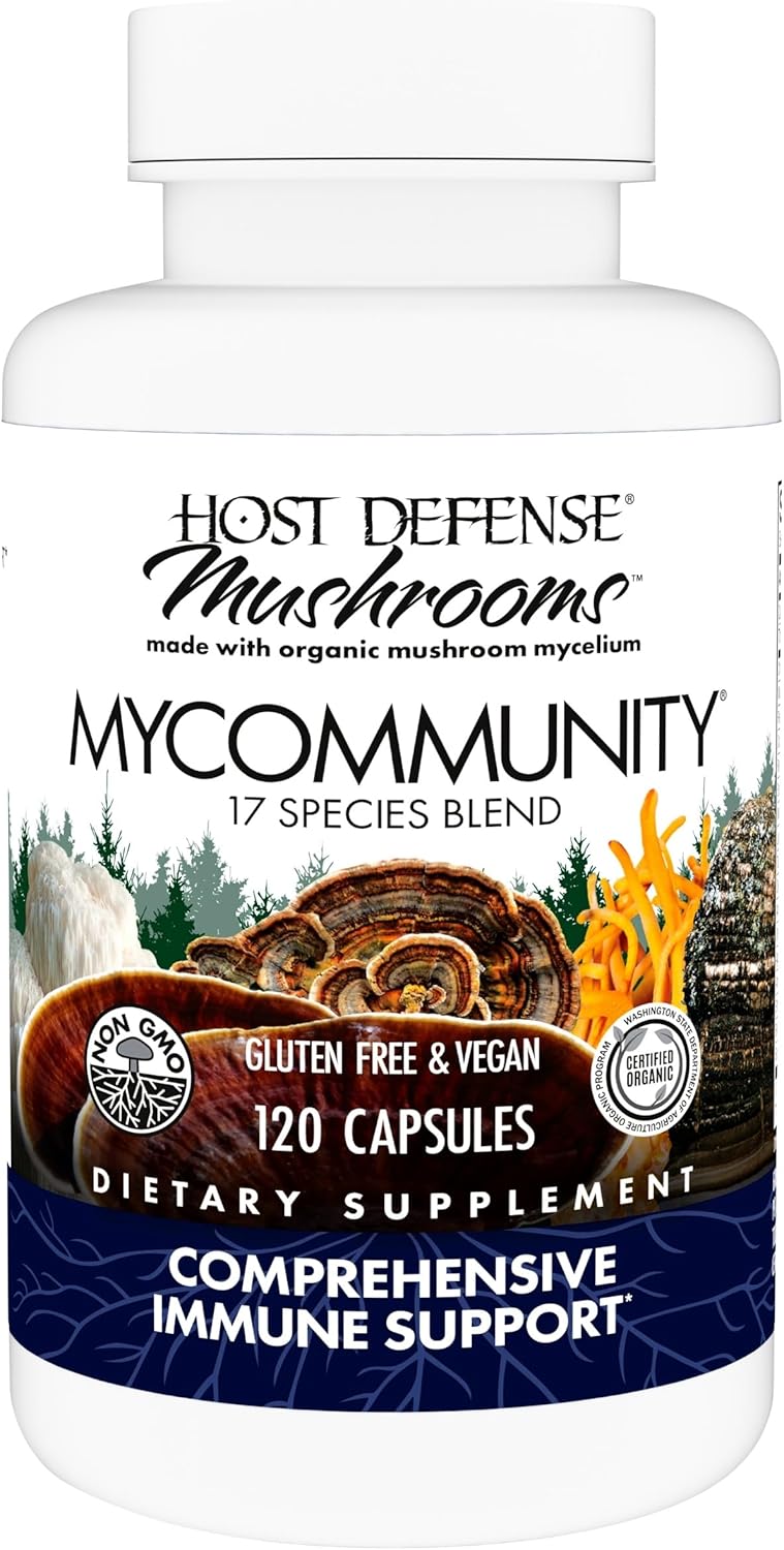 Host Defense MyCommunity Capsules for Immune Support and Health
