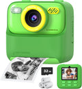 Kids Instant Digital Camera with Print - Fun 1080P Selfie Toy