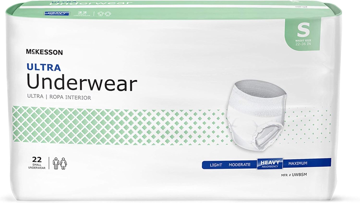McKesson Ultra Adult Incontinence Underwear for Heavy Absorbency