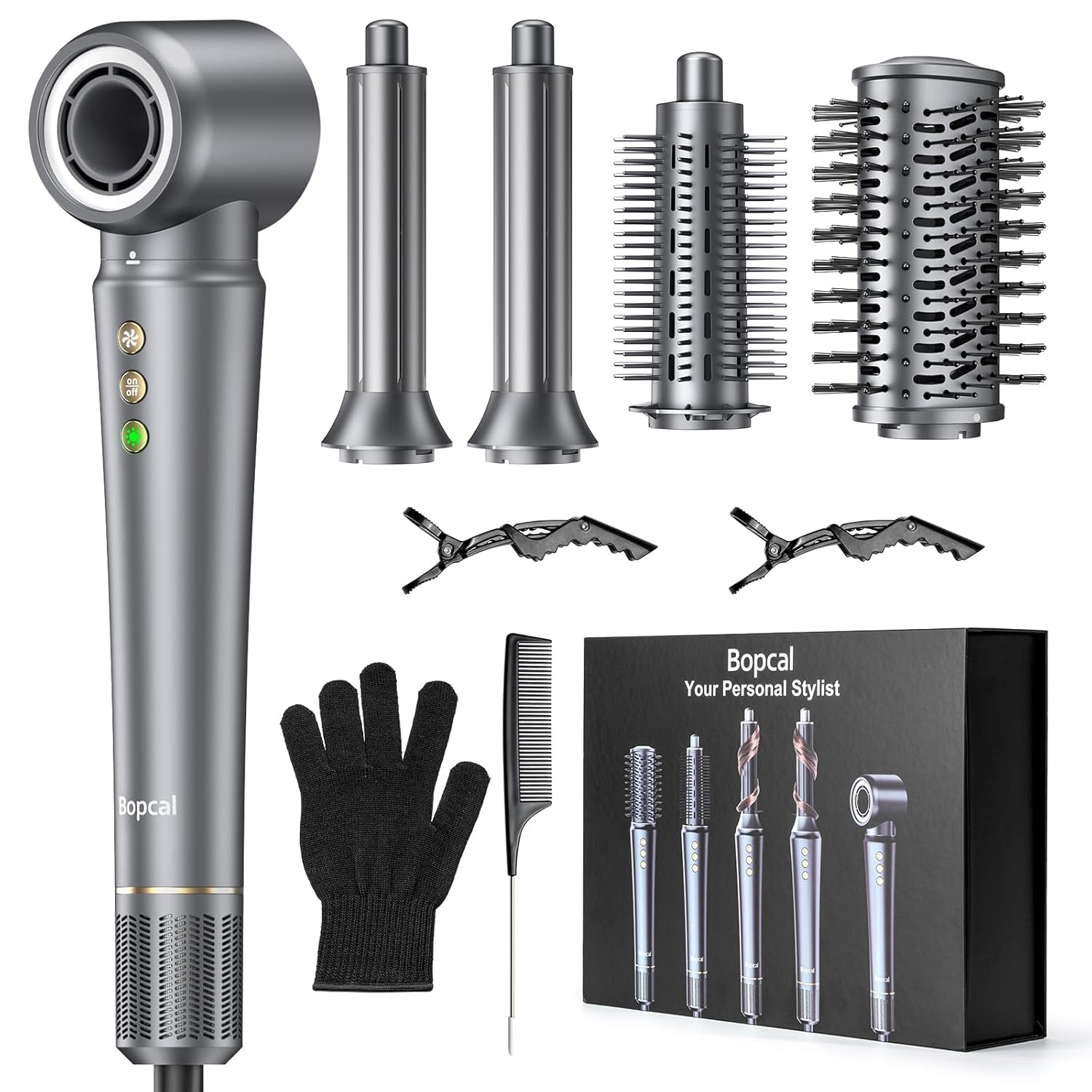 5 in 1 Air Wrap Hair Styler for Women - Perfect Curls & Volume