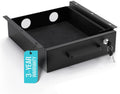 Under Desk Drawer Slide-Out Lockable Metal Storage Drawer - Sleek
