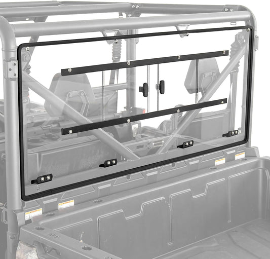 KEMIMOTO 2-in-1 Sliding Vented Rear Window for CFMOTO UFORCE