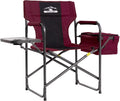 Director Camping Chair: Carry Cold Drinks Easily!