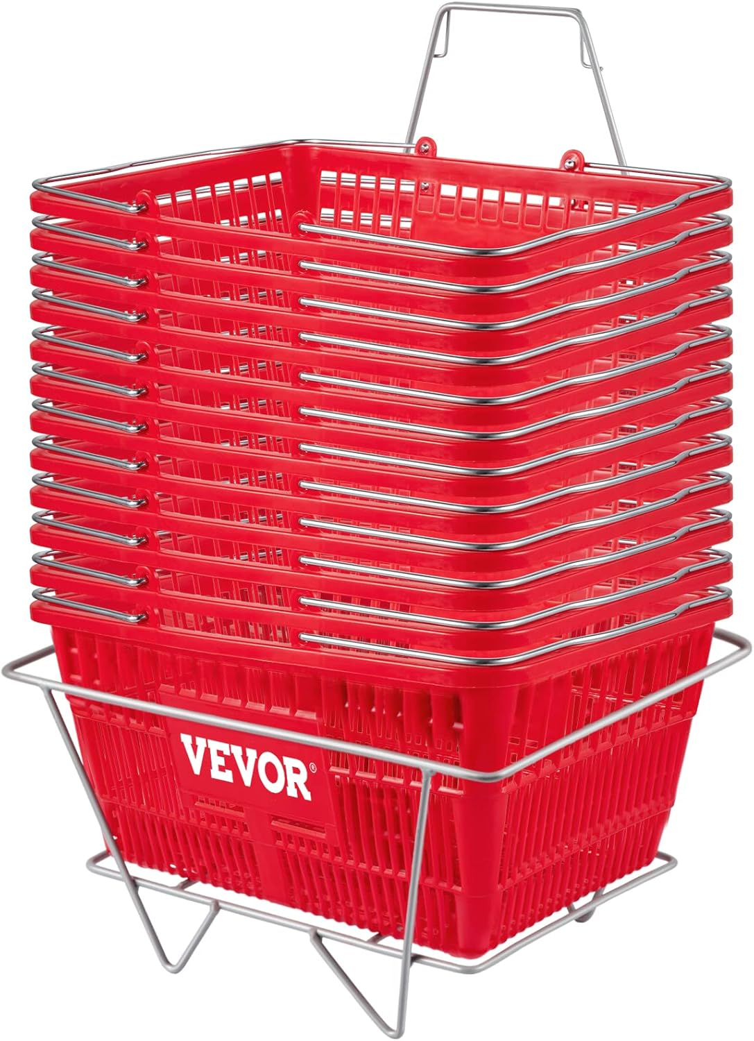 Durable Shopping Baskets Set of 12 for Supermarkets and Retail