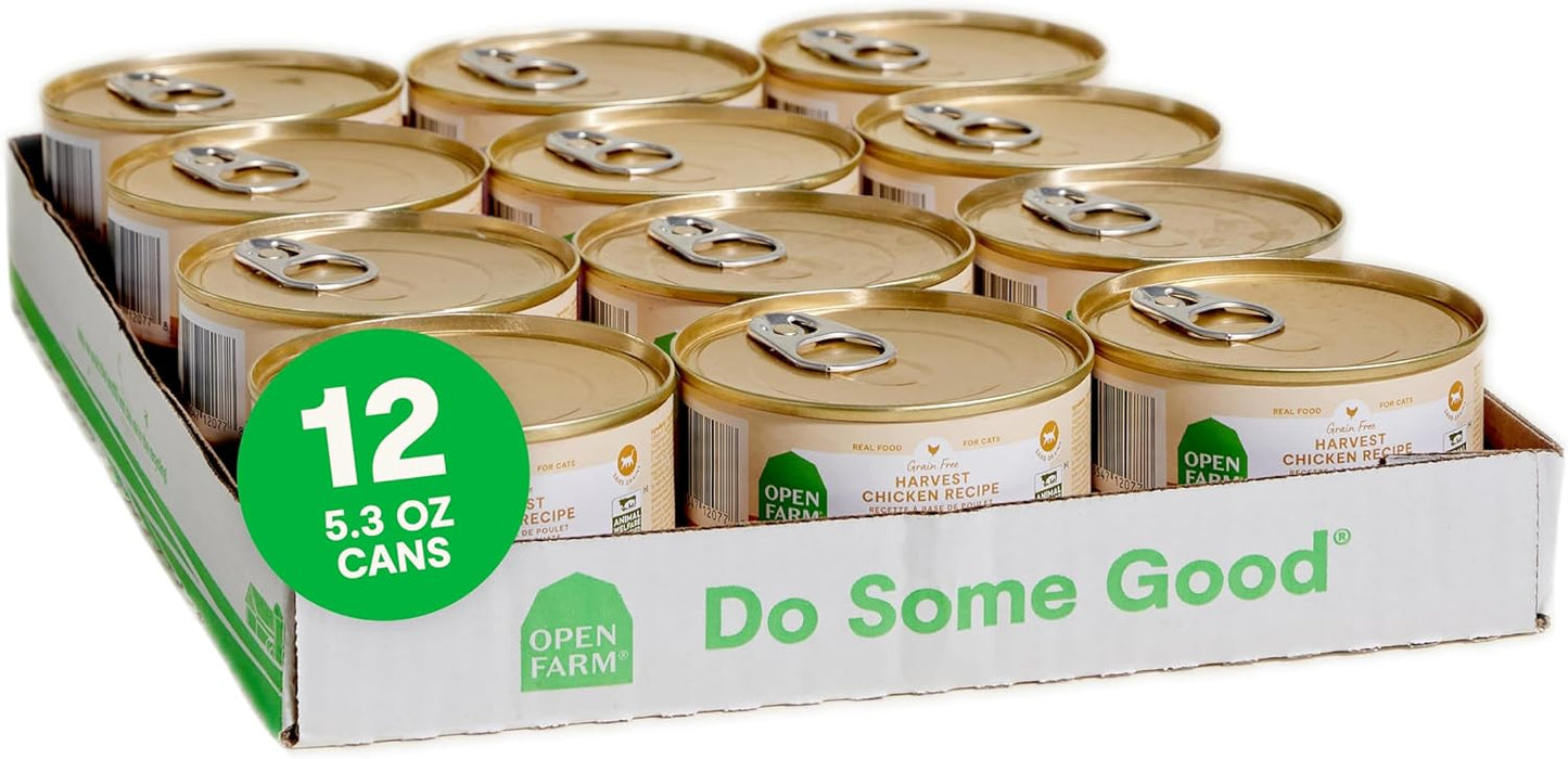 Open Farm Canned Cat Food Pate for Balanced Nutrition and Taste