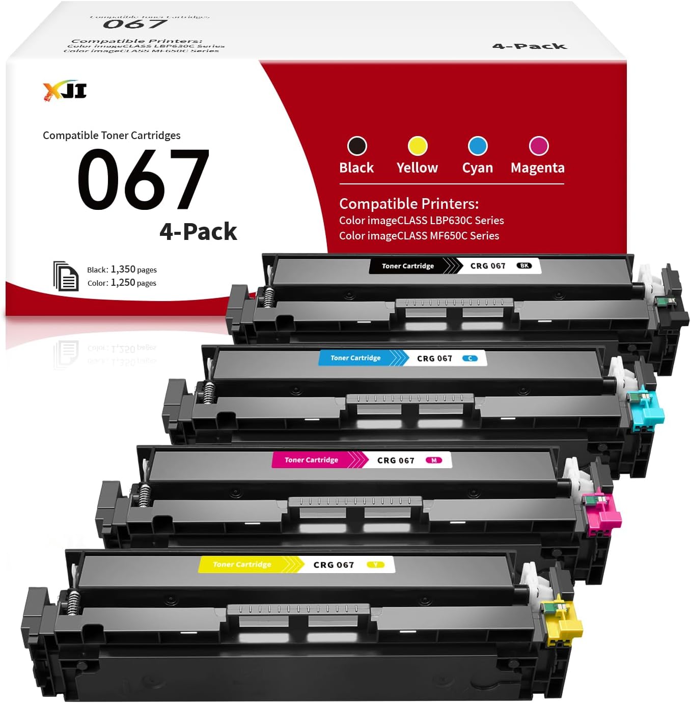 Premium Canon 067 Compatible Toner Set - Vivid Colors!