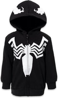 Kids Venom Zip Up Hoodie - Spider-Verse Cosplay Sweatshirt