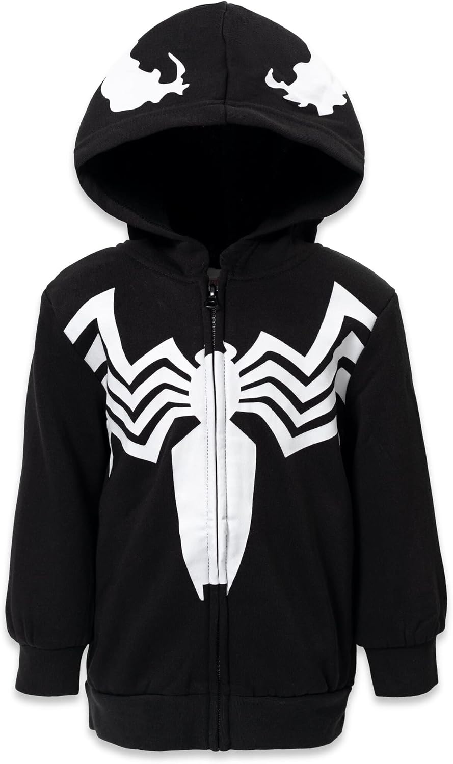 Marvel Spider-Man Venom Zip Up Hoodie for Kids - Perfect Gift