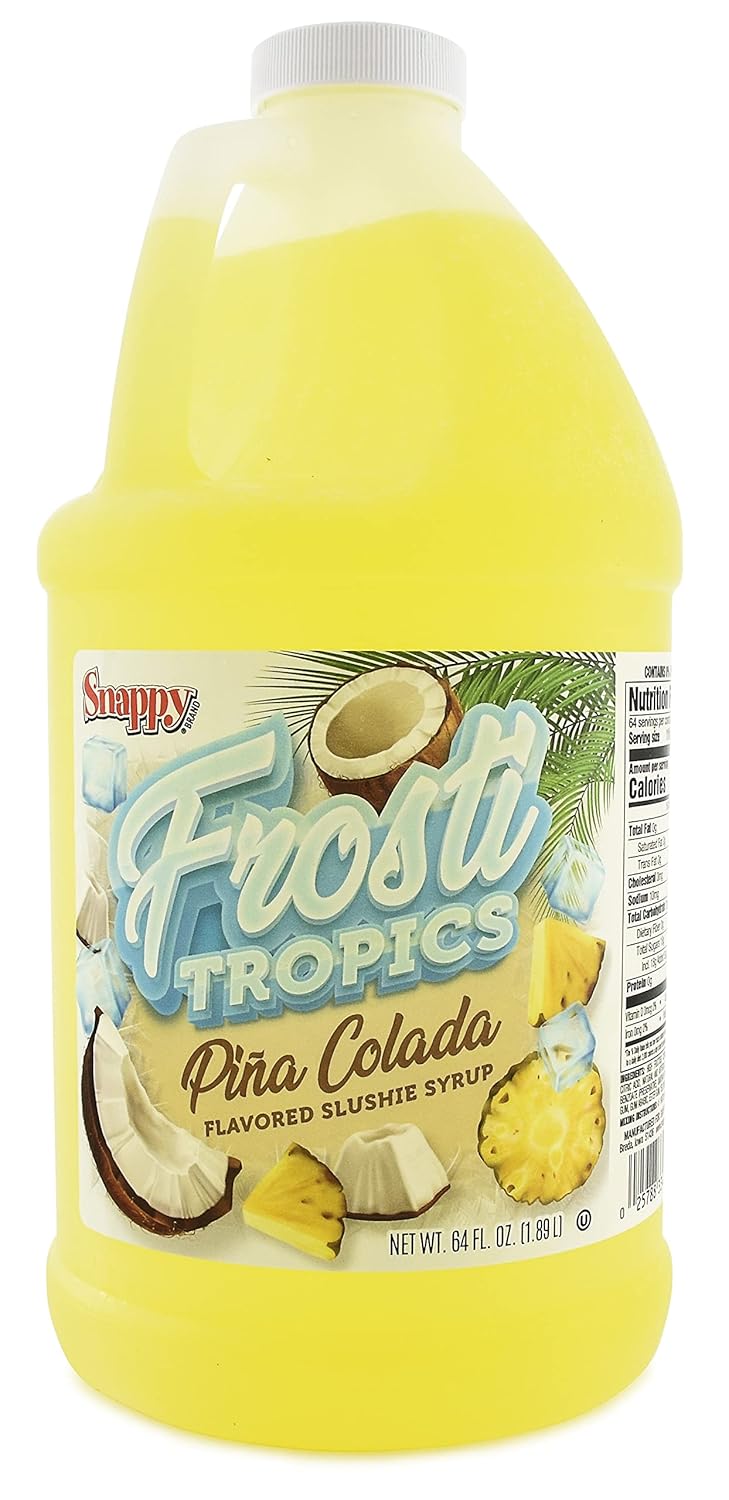 Snappy Pina Colada Slushie Syrup - Cocktail Mixes Galore!