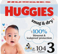 Huggies Size 3 Diapers Snug & Dry Baby Diapers - Leak Protection