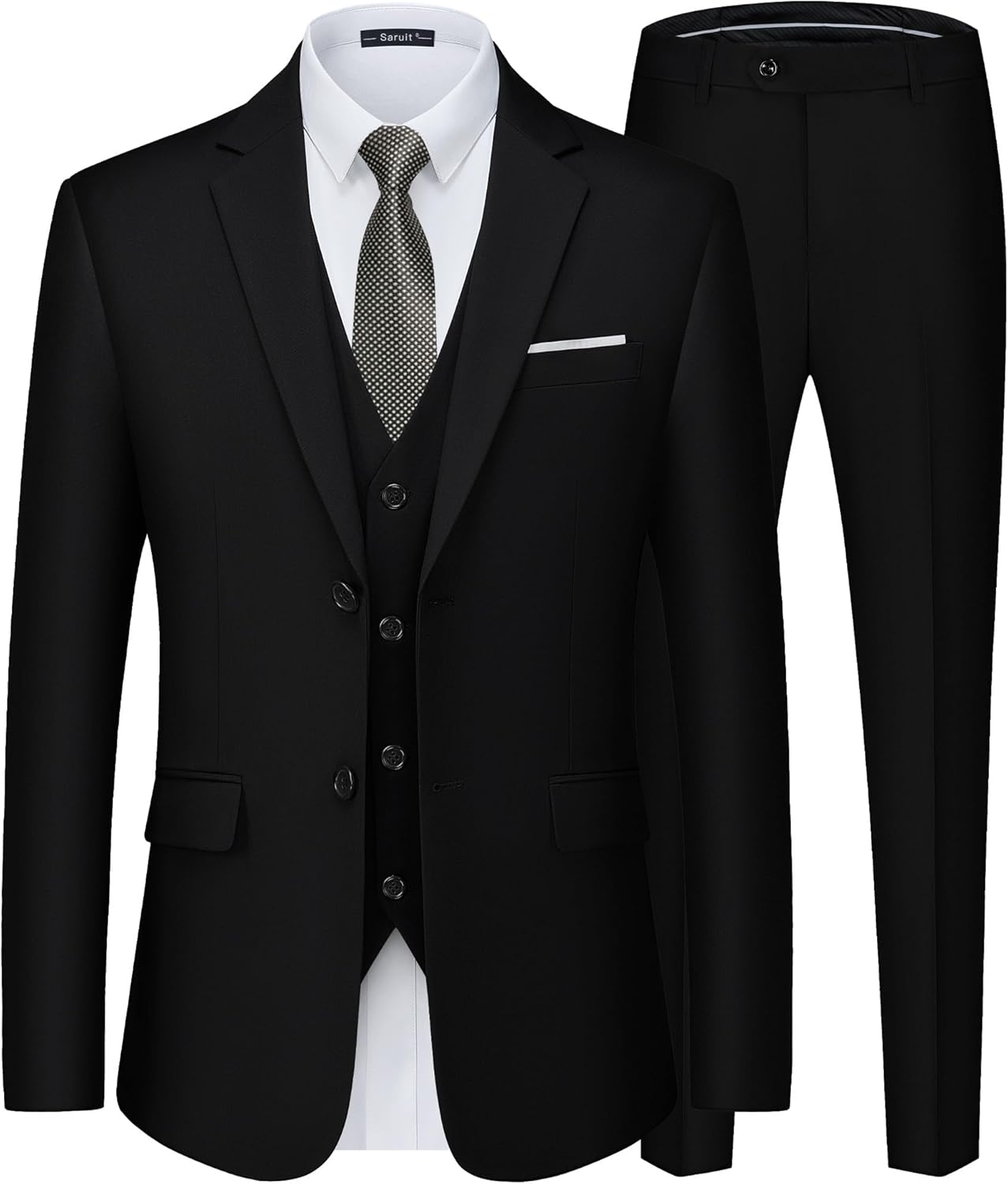Men's Slim Fit Tuxedo Suit Set for Weddings and Parties
