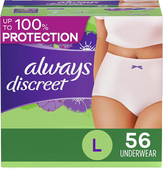 Always Discreet 56ct ~ Total Discretion