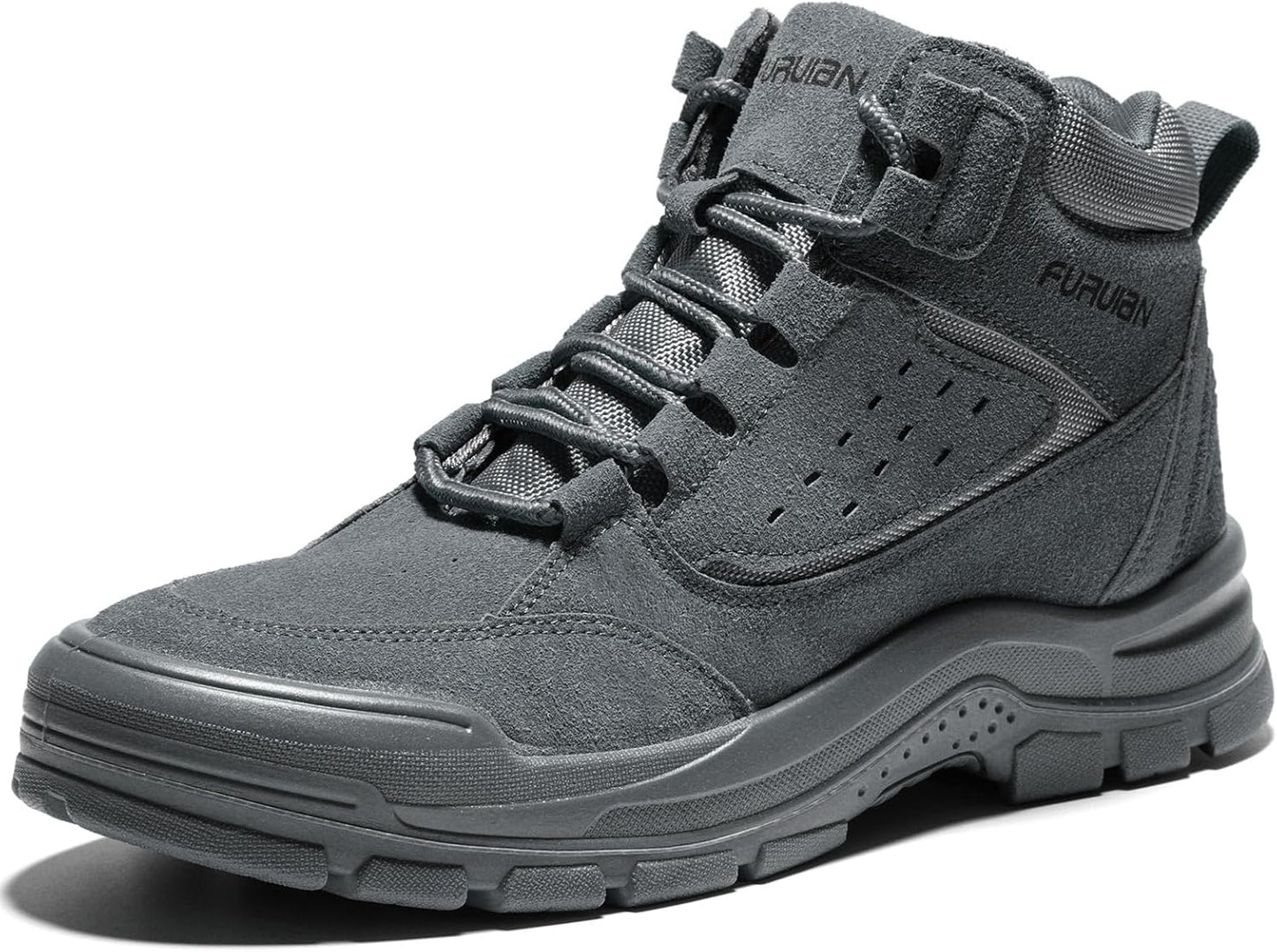Furuian Steel Toe Boots for Men Women Comfortable Lightweight Work