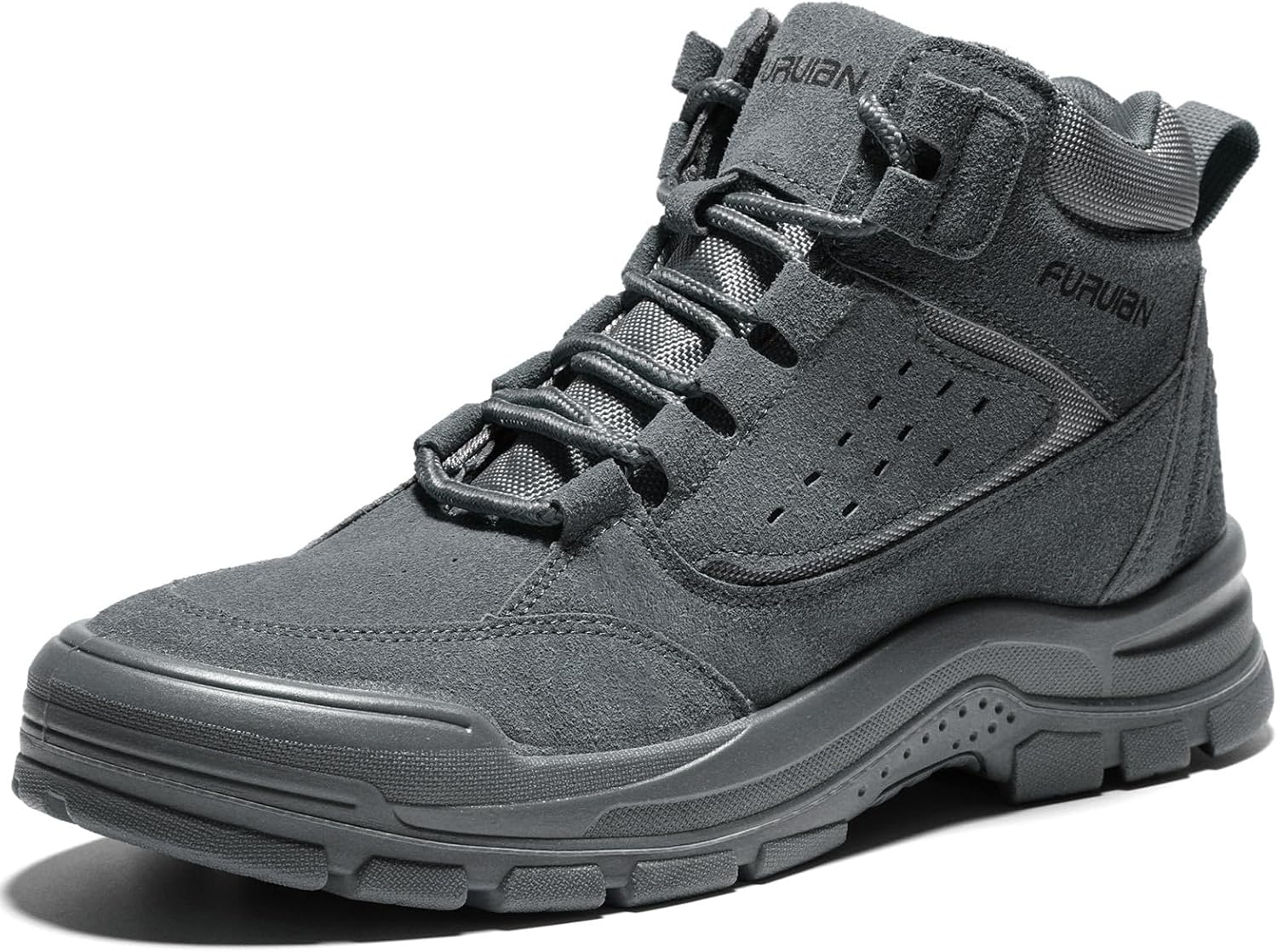 Furuian Steel Toe Boots for Men Women Comfortable Lightweight Work