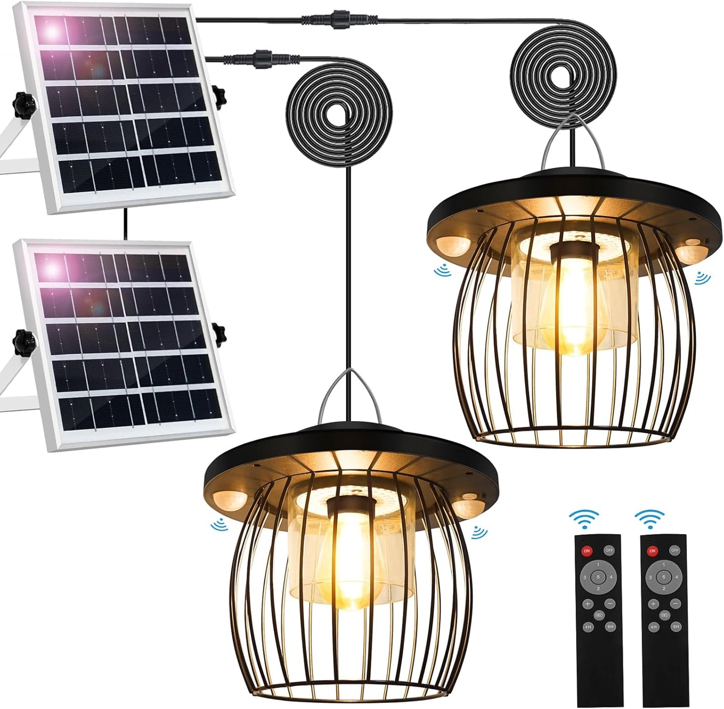 Solar Shed Light with Motion Sensor for Indoor and Outdoor Use