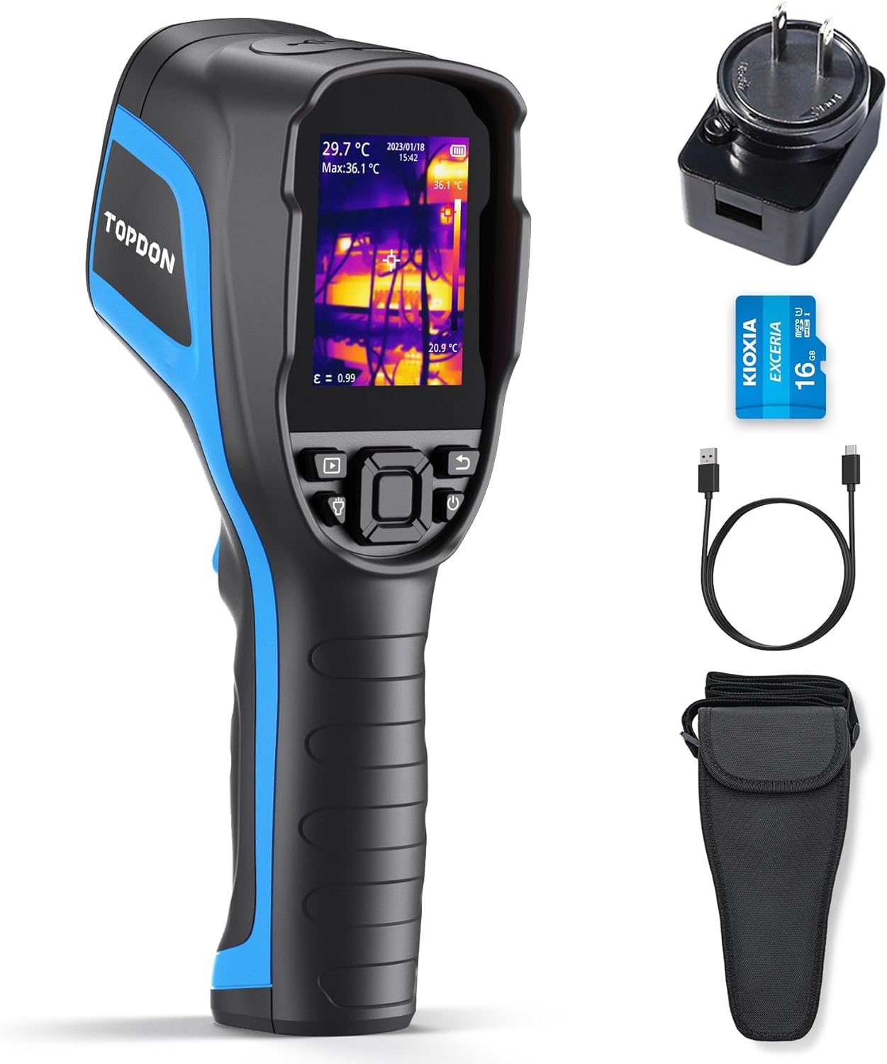 TOPDON TC004 Thermal Imaging Camera with High Resolution Features