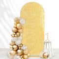 Chiara 7.2FT Gold Sequin Arch Backdrop Cover - Elegant Event Accent