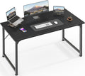 Huuger Modern Simple Office Desk 40 in - Compact, Sturdy Workspace