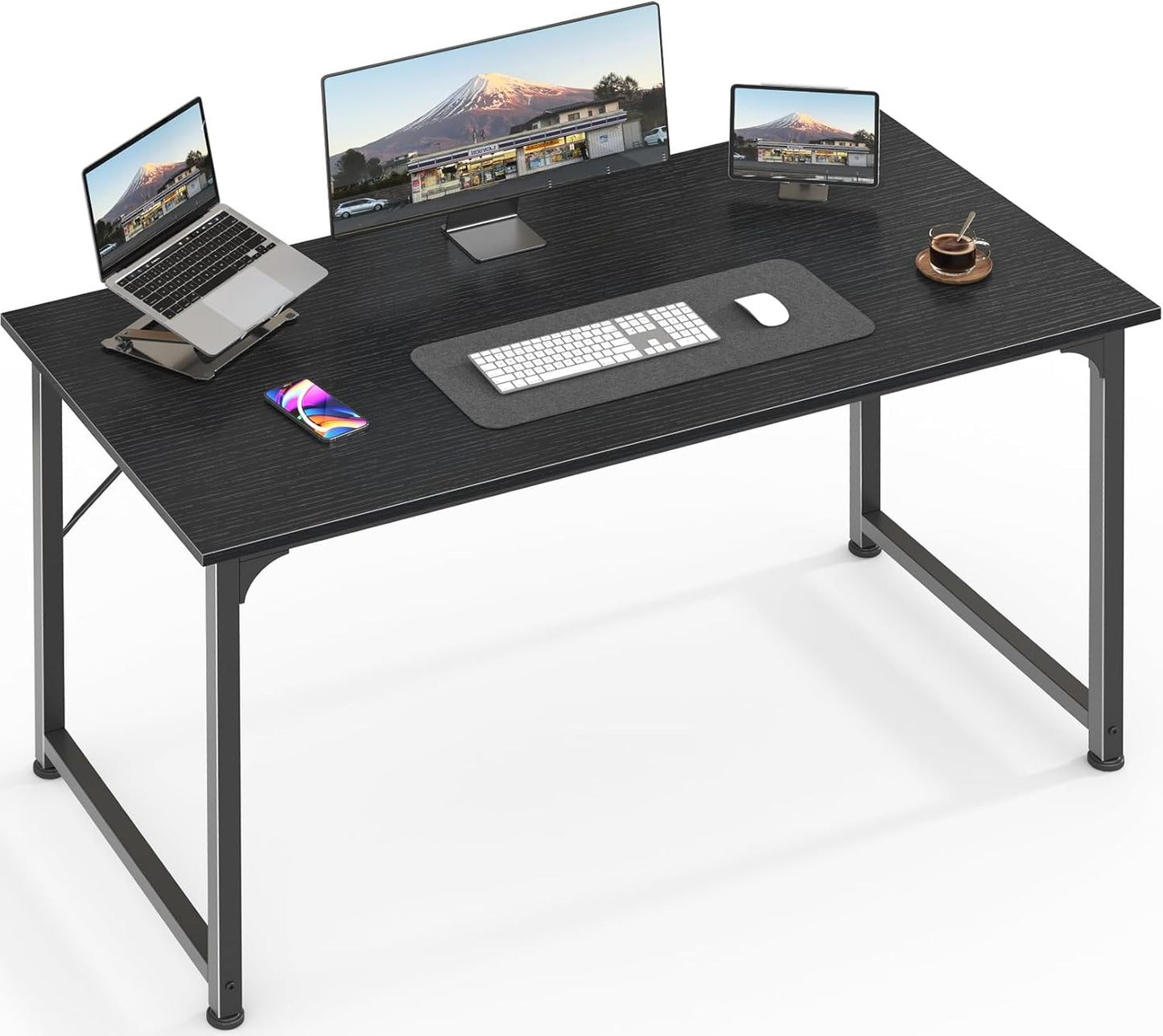 Huuger Modern Simple Office Desk for Gaming and Work Needs