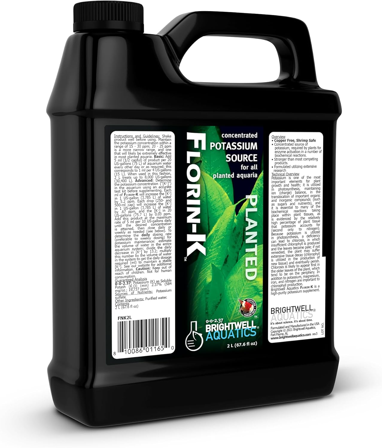 Brightwell Aquatics Florin-K Potassium Supplement for Aquariums