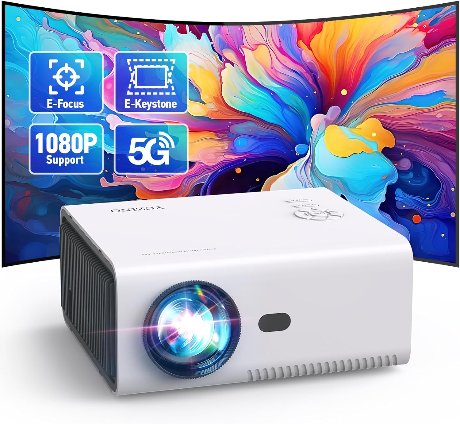 Portable 1080P WiFi Projector - YUZINO