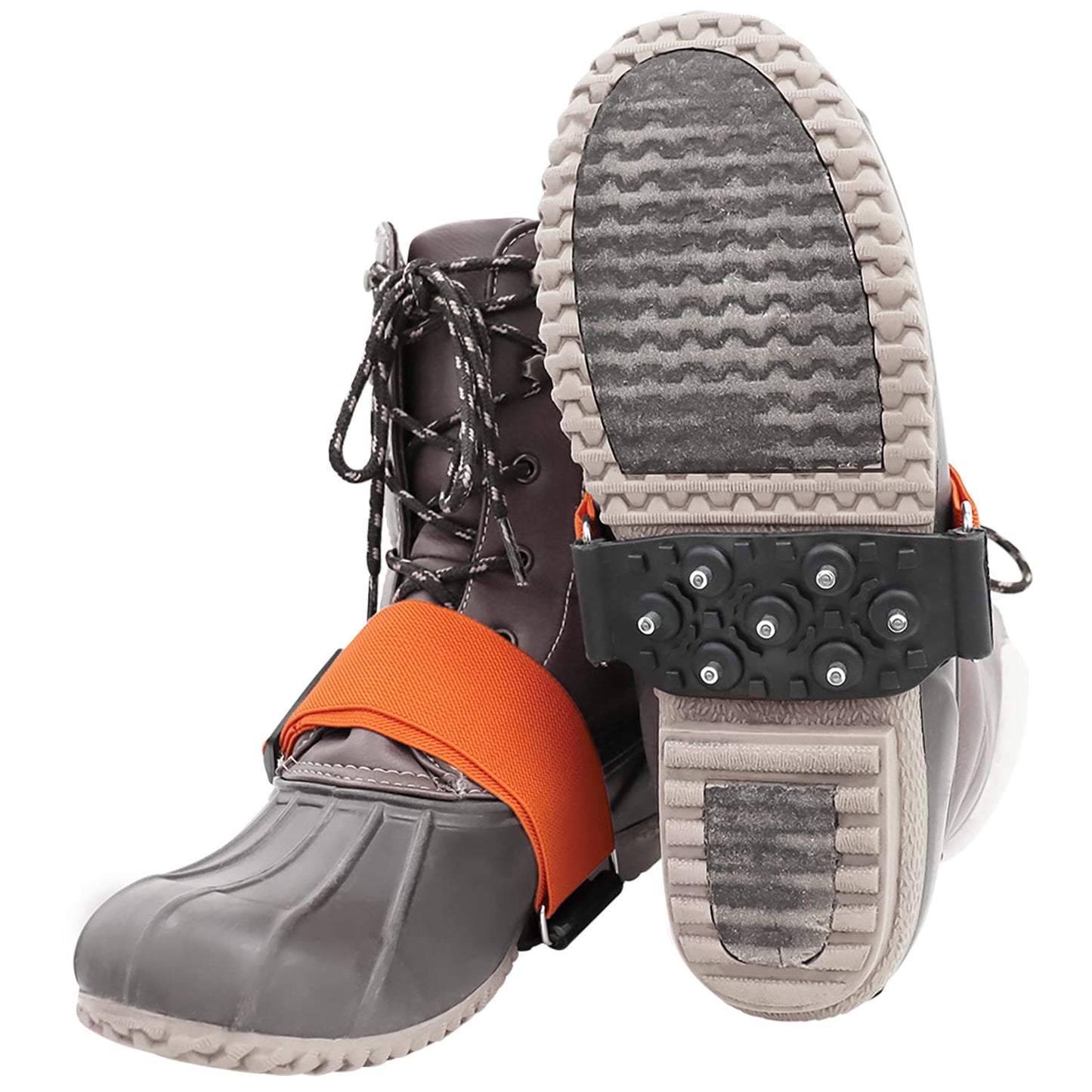 Secure Grip with Ice Traction Cleats