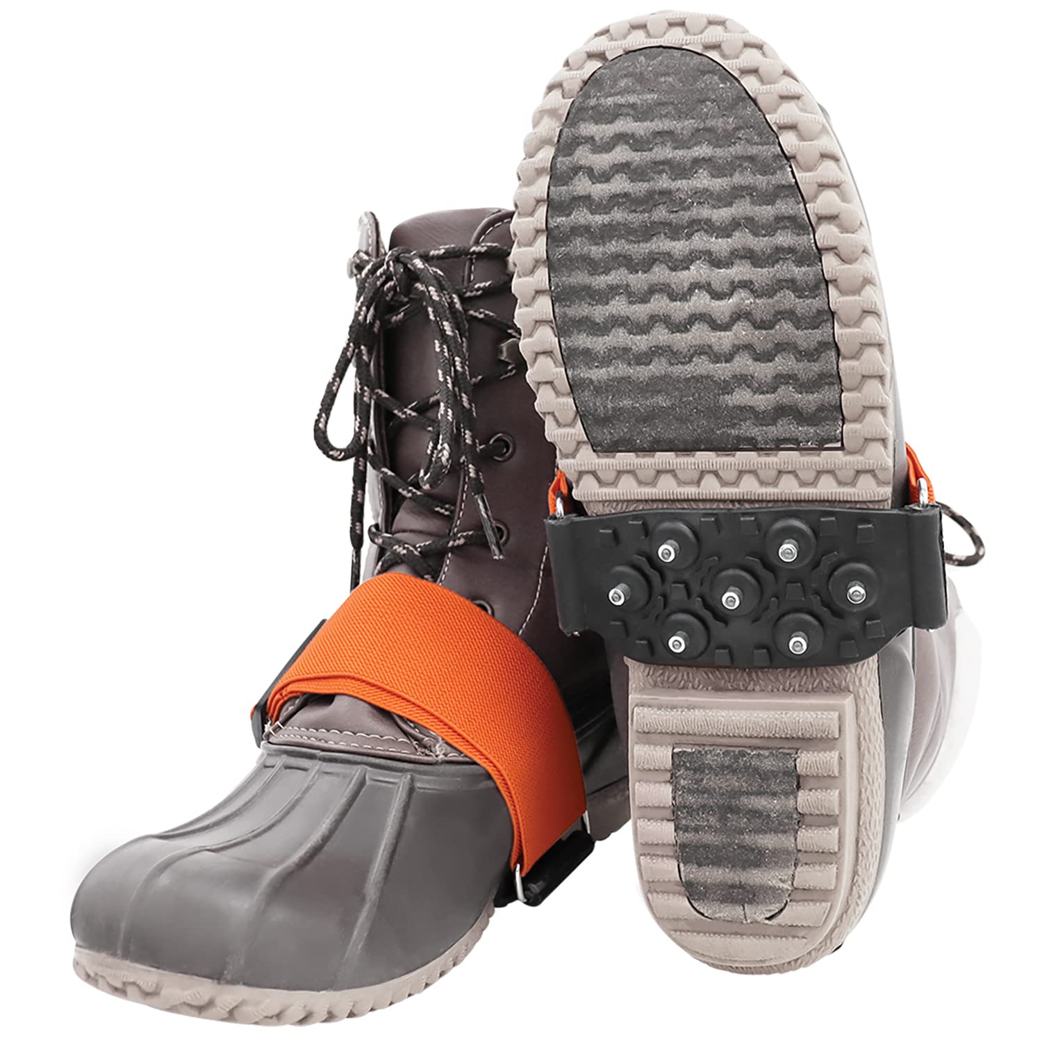 Secure Grip with Ice Traction Cleats