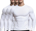 MagnaMan Men's Compression Shirts 3 - Pack - Moisture Wicking Tops