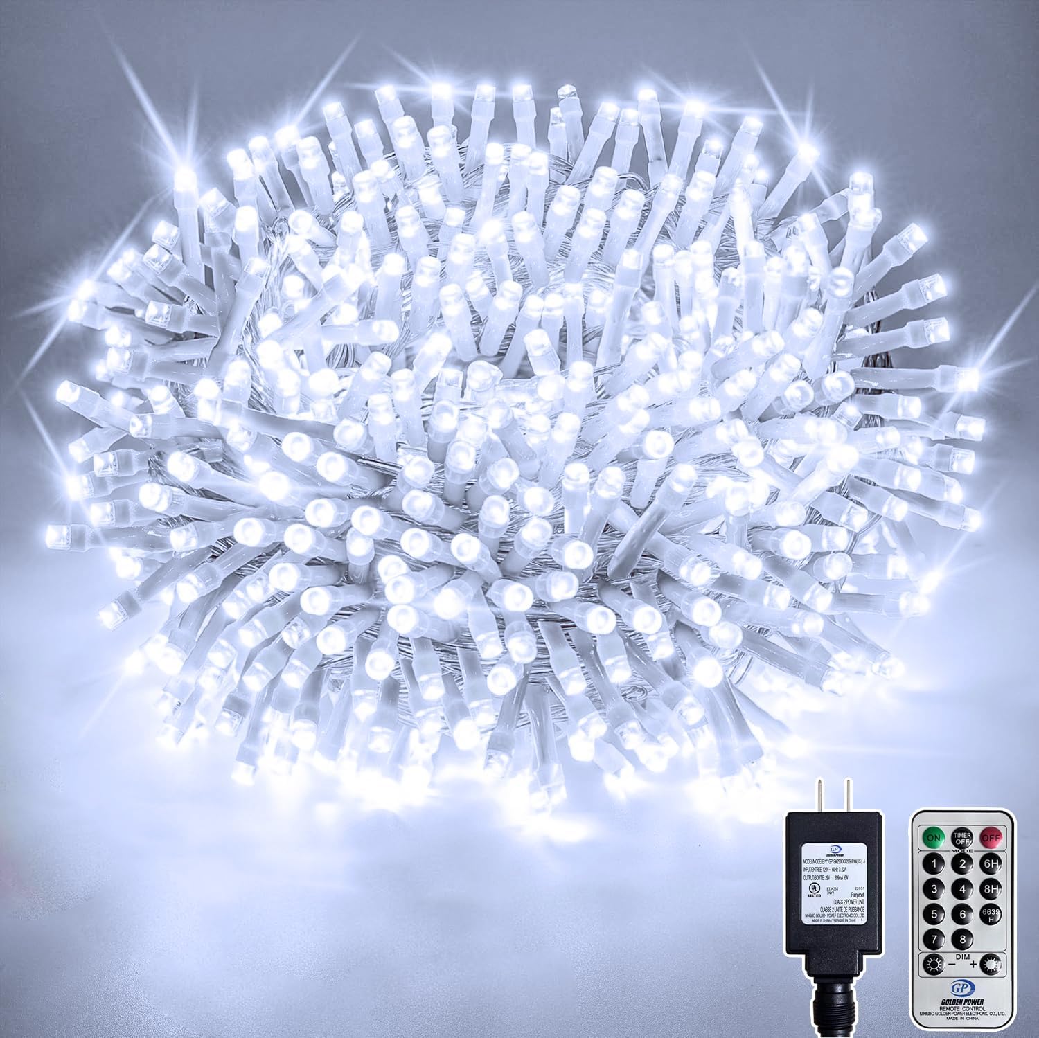 132FT 400 LED Christmas Tree Lights for Winter Decor