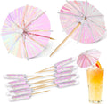 Summer Party Rainbow Cocktail Umbrellas Set