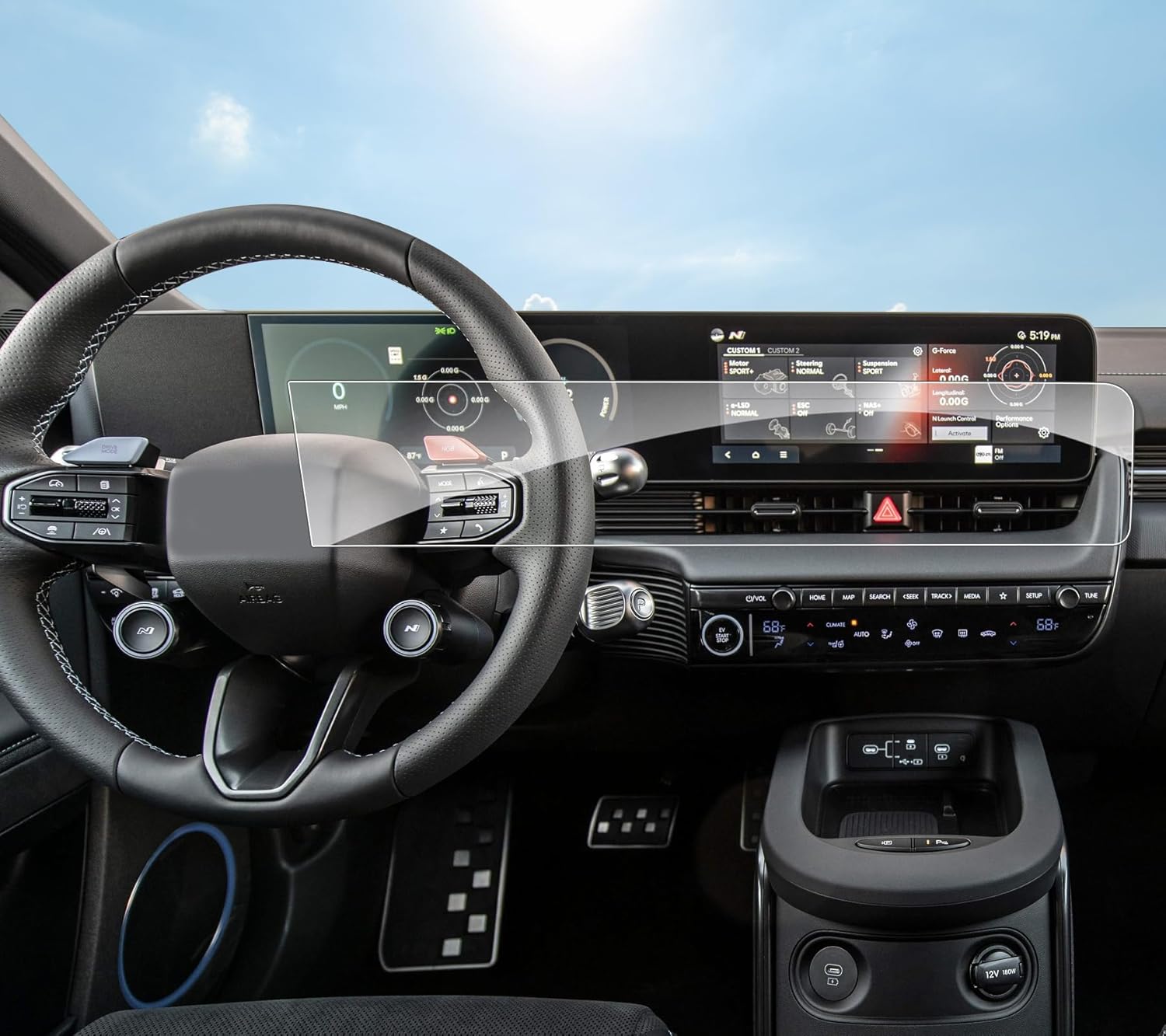 2025 2026 Hyundai Ioniq 5 Screen Protector for Perfect Fit