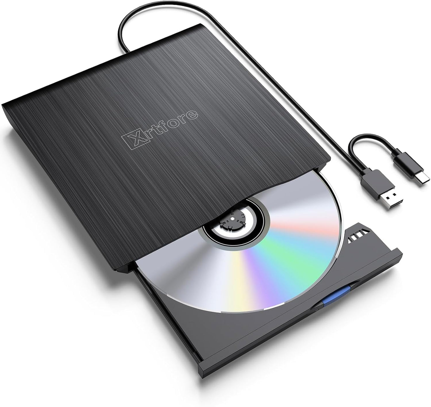 Ultra-Fast Type-C CD/DVD Drive by XRTFORE