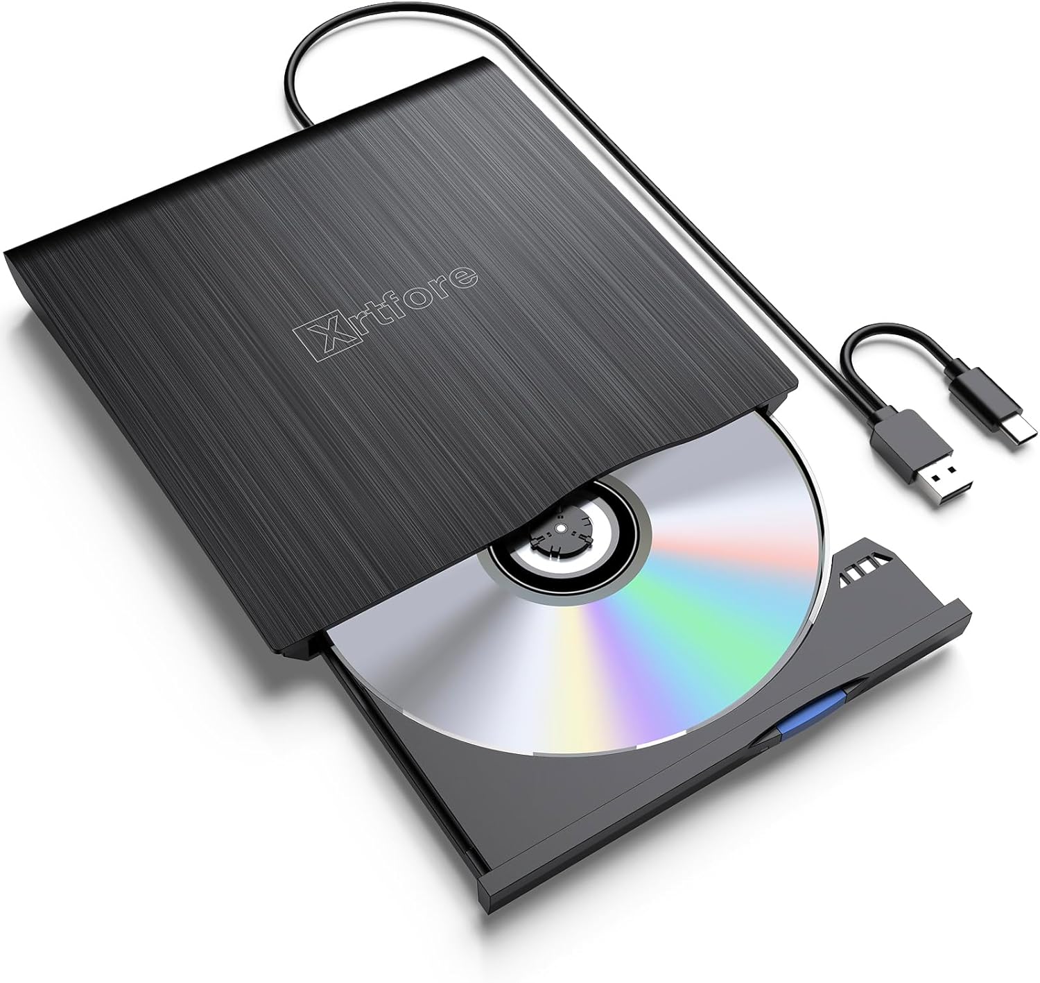 Ultra-Fast Type-C CD/DVD Drive by XRTFORE