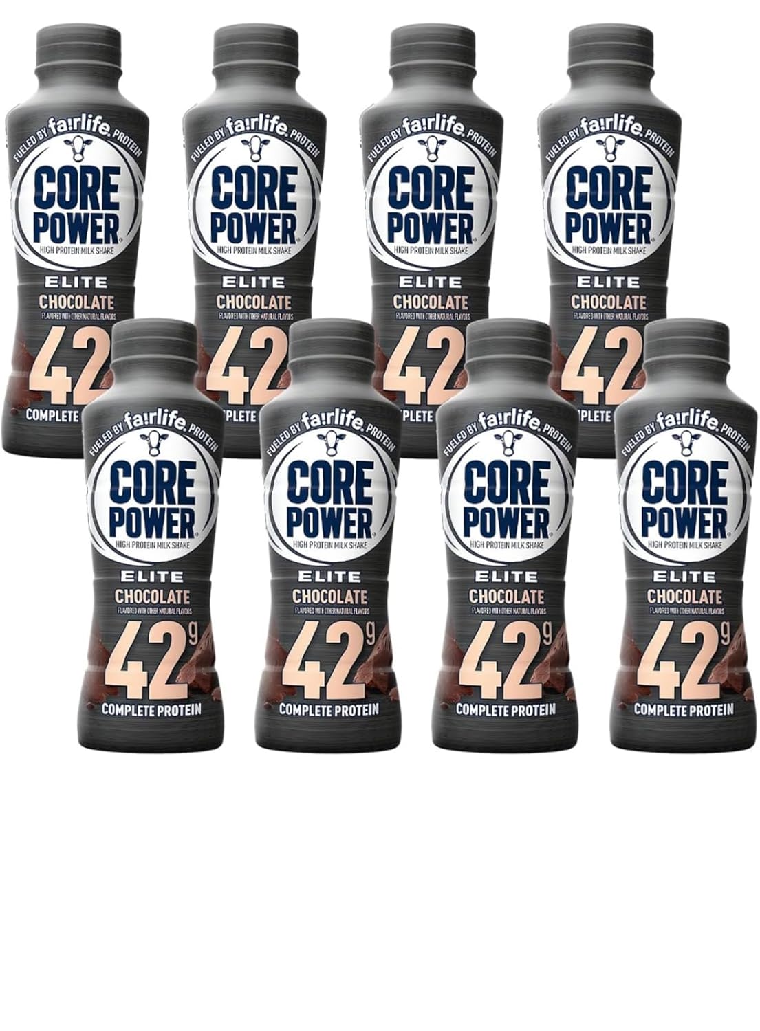 High-Protein Chocolate Milkshake 8-Pack, 42g Protein - Baxter Expresss Packaging