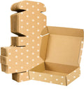 25 Pack Brown Corrugated Cardboard Mailer Boxes 9x6x2 - Easy Fold
