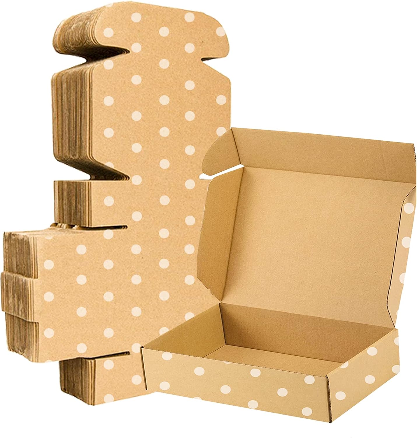 25 Pack Brown Corrugated Cardboard Mailer Boxes for Shipping