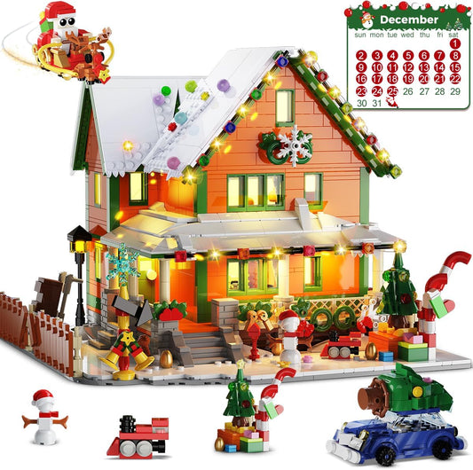 2025 Christmas Advent Calendar Mini Building Set for Holiday Fun
