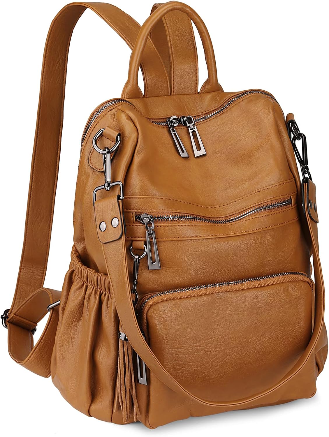 Uromee Travel Backpack Purse for Women - Stylish Vegan Leather