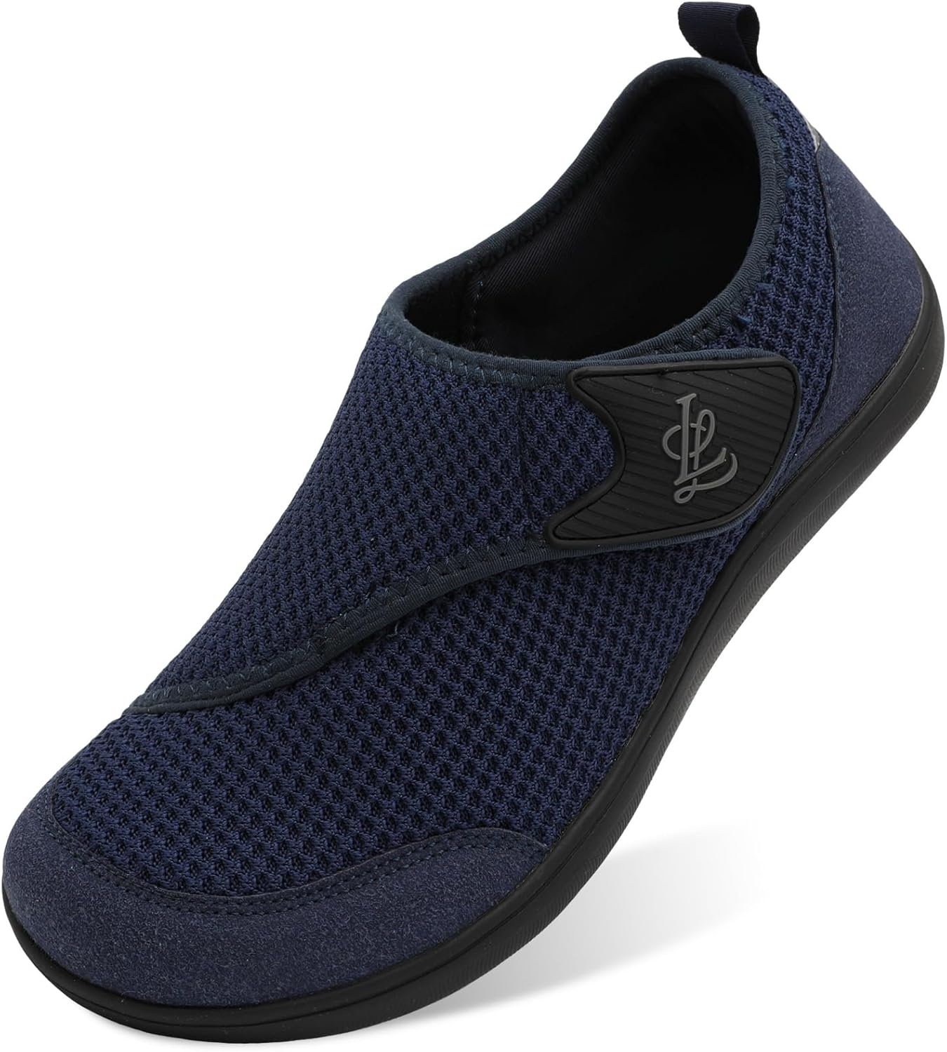 LeIsfIt Mens Walking Shoes Wide Adjustable Breathable Shoes