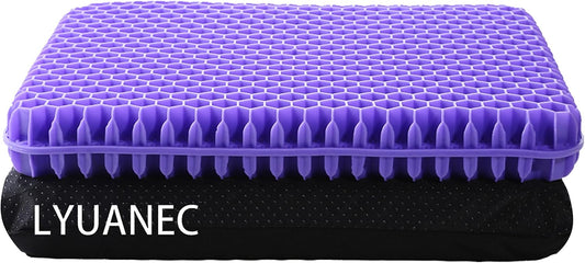 Gel Seat Cushion for Long Sitting with Pressure Relief Comfort