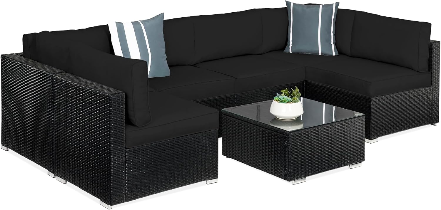 Modular Outdoor Sectional Wicker Patio Set for Ultimate Comfort