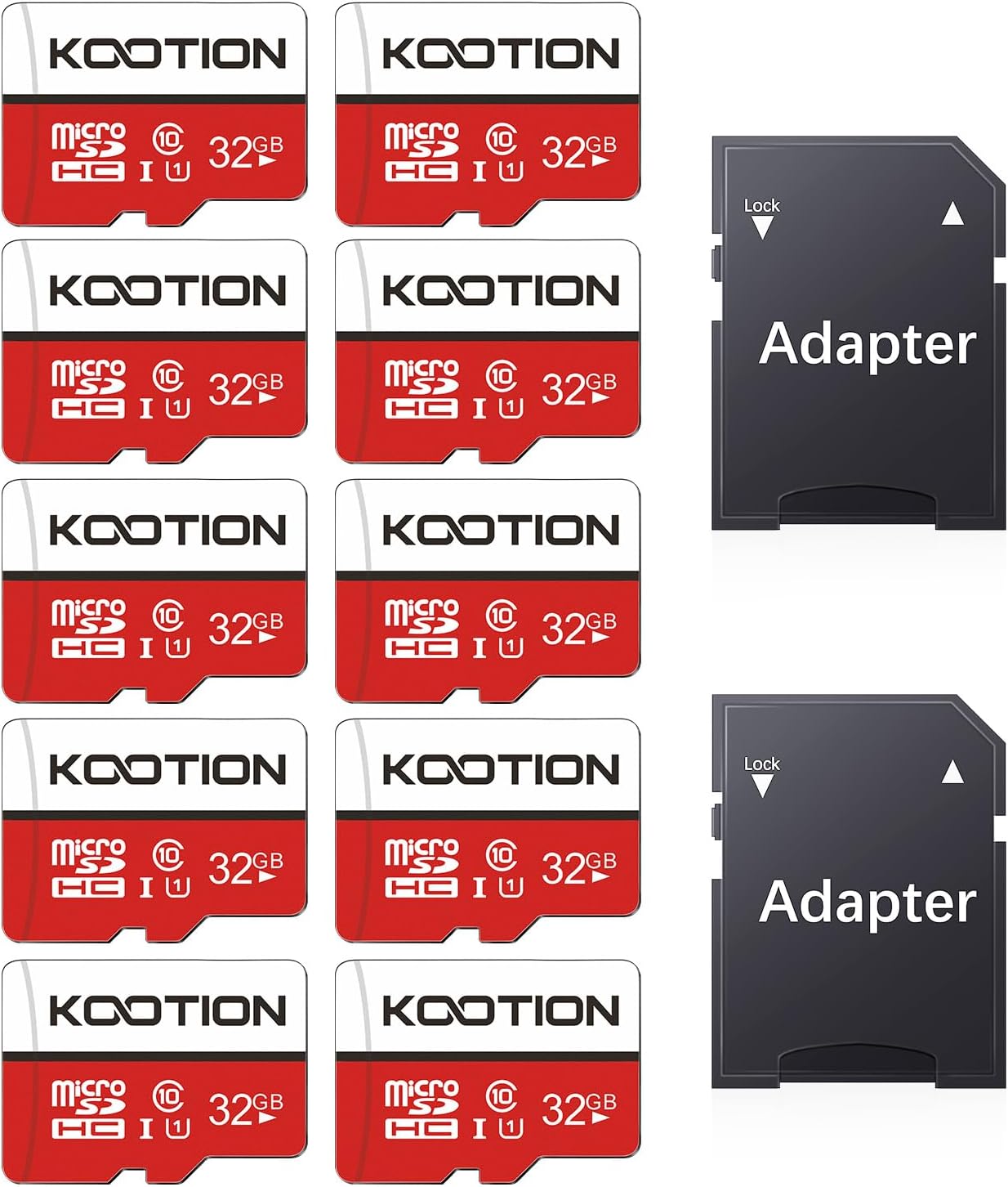 32GB Micro SD Card 10-Pack for Fast Storage